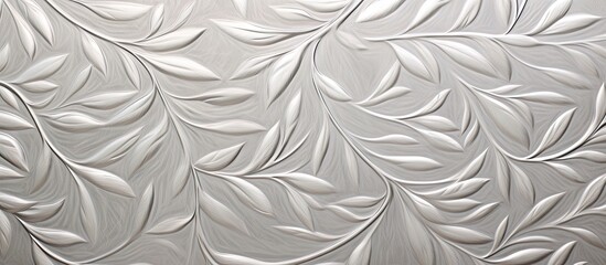 Intricate Metal Wall Design with Geometric Pattern in Close-Up Shot