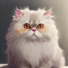 사랑스러운 페르시안 고양이