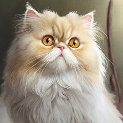 사랑스러운 페르시안 고양이