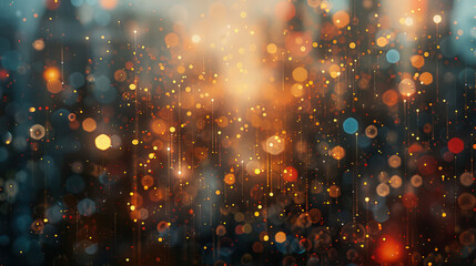 creative multicolor water paint and bokeh lights background isolated on white card, greeting cards , covers, banners and posters for walls, beautiful paint art	