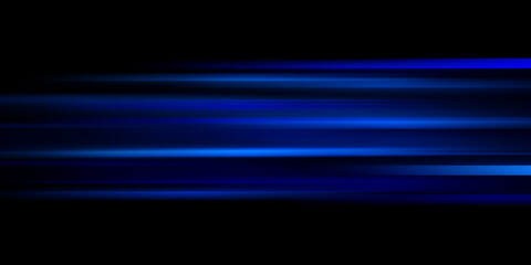 Illustration of light ray, stripe line with blue light, speed motion background
