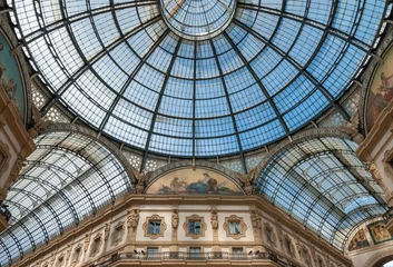 Foto op Canvas Galleria Vittorio Emanuele II shopping mall, Milan, italy. © hicham