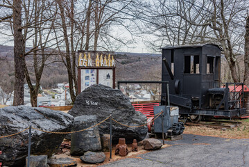 Fototapeta premium Pioneer Tunnel Coal Mine, Ashland Pennsylvania USA