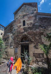Anchiskhati Basilica of Saint Mary, oldest surviving church in Tbilisi, Georgia