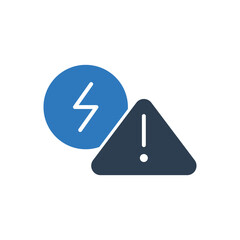 Electric Warning Icon