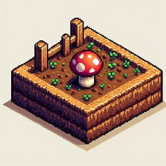 Isometric pixel art game