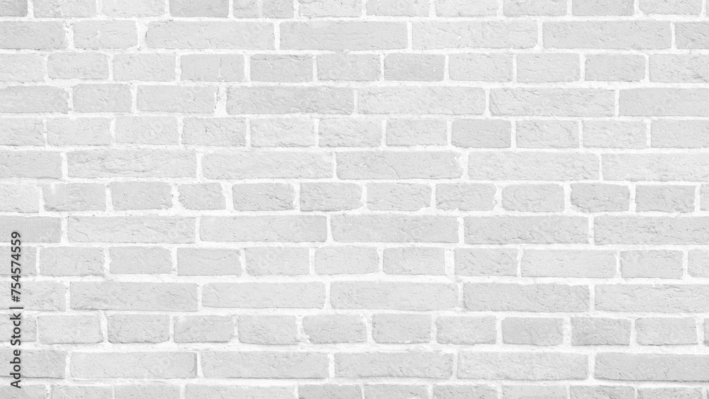 Leinwandbilder Empty white concrete texture background, abstract backgrounds, background design. Blank concrete wall white color for texture background, texture background as template, page or web banner