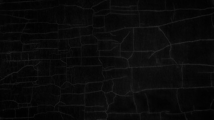 Black cracks cement wall in retro concept. Old concrete background for wallpaper or graphic design....