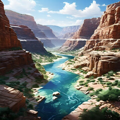 Beautiful Landscape by AI Generator