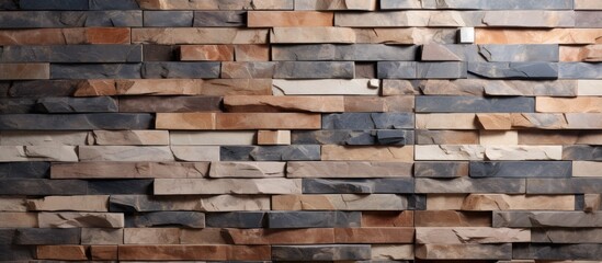 A wall constructed entirely out of blocks of wood, showcasing a sturdy and rustic design element. The wood blocks are stacked neatly, creating a visually appealing texture.