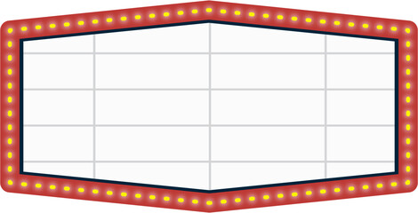 Marquee Light Frames in SVG Vector Illustration