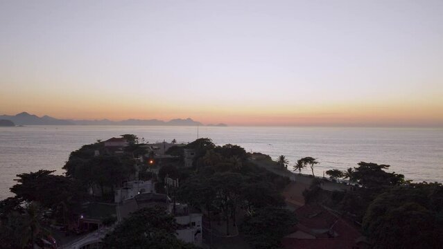 Brazil Rio Di Janero Sunset, Pedra do Arpoador