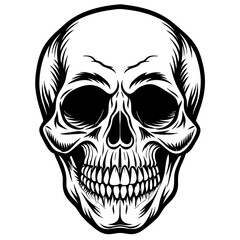 simple-skull--vector-illustration