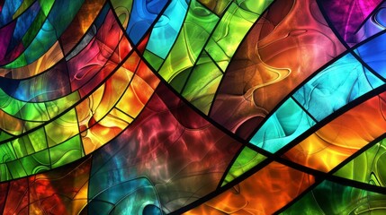 Mosaic background. Generative AI
