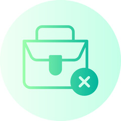 Unemployment gradient icon