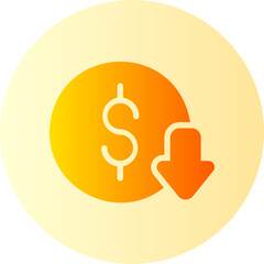 deficit gradient icon