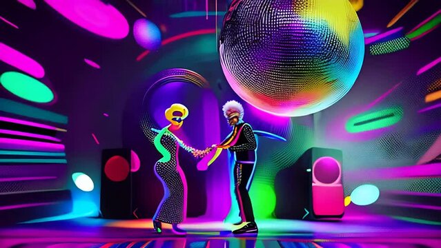 Couple Standing in Front of Wall Generative AI