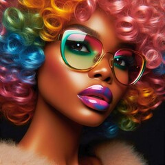 portrait of a woman with makeup