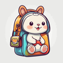 Cute Bag Cartoon Design Very Cool