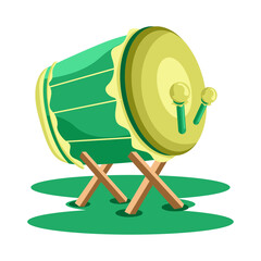 Ramadan Kareem Bedug Background Illustration.ai