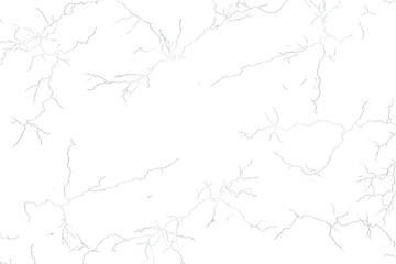 Electric Lightning Tree Branching Out, Isolated on Transparent Background, Generative AI