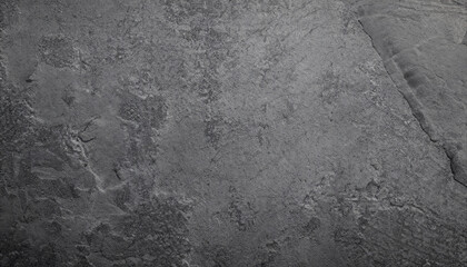 Black stone background with copy space for header design. Texture of concrete wall surface