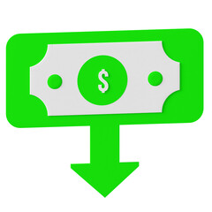 3D icon money Illustration