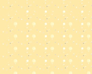 Yellow background with polka dot pattern 