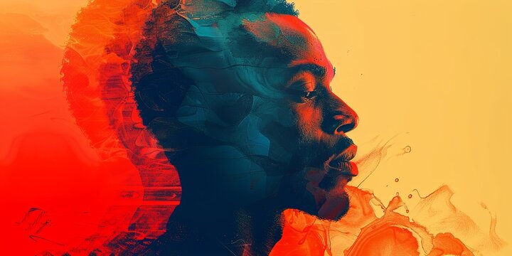 Generative AI image of Man in Vintage Style for Black History Month