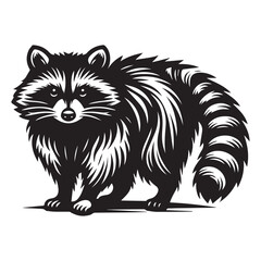 raccoon silhouette