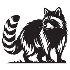 raccoon silhouette
