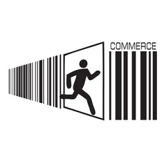 Creative illustration of commerce