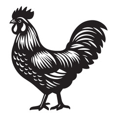 chicken silhouette