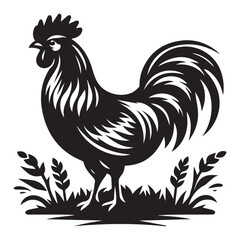 chicken silhouette