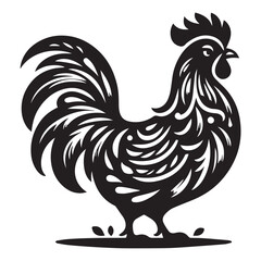 chicken silhouette