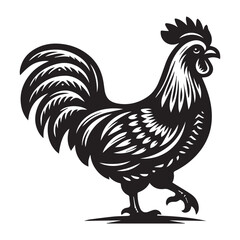 chicken silhouette