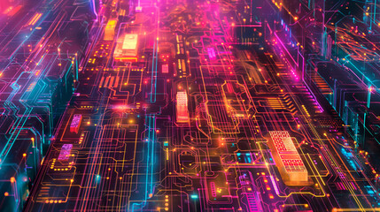 Fototapeta premium Cyberspace art I