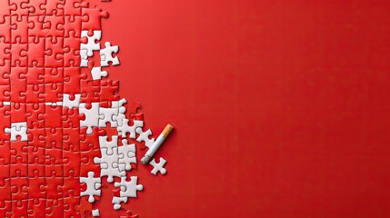 Greeting Card and Banner Design for Social Media and Educational Purpose of National No Smoke Day Background