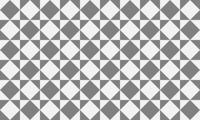 Simple geometric modern black and white texture. Grey square seamless pattern. Floor pattern. Vintage tile wallpaper