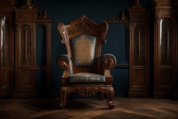 antique armchair and chair