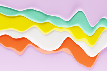 3D rendering, perfect shape, aesthetic, colorful background with abstract multicolored lines, futuristic energy concept