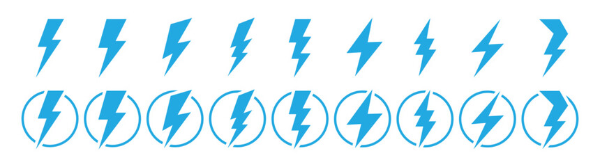 blue lightning thunder stock illustration