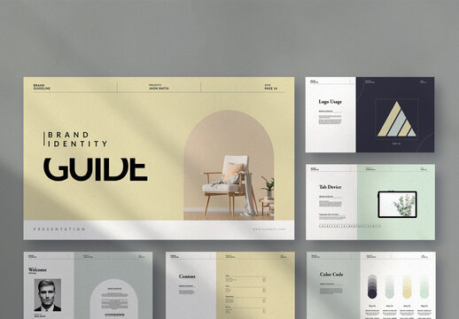Brand Guideline Presentation Layout
