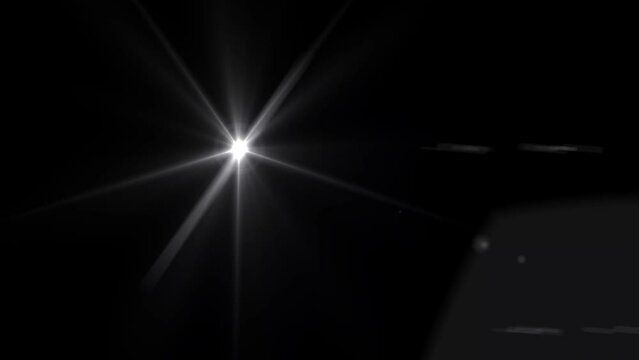 3d Optical Lens Flare Effect, Star Rays Lights Optical Lens Flares Shiny light