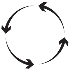 circular arrow icon .Vector illustration.