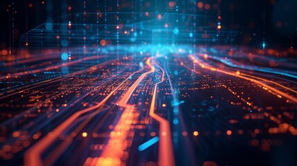 Obraz premium Ai generated advance technology