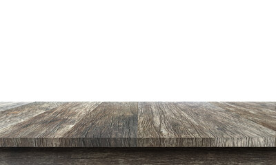 Empty brown wood planks desk wooden table top shelf counter surface  beach floor vector