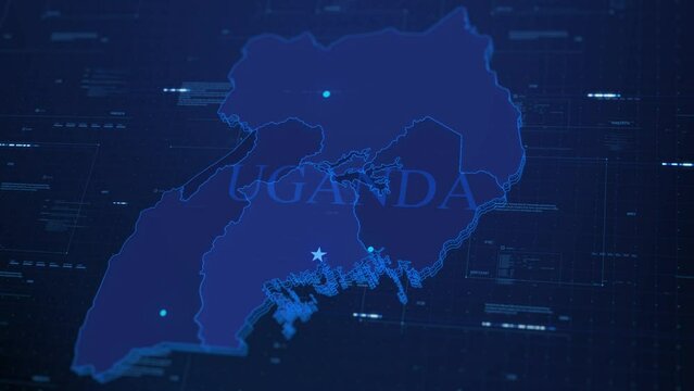 Digital Uganda A Technology Map. technology Uganda map 