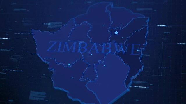 Digital Zimbabwe A Technology Map. technology Zimbabwe map 