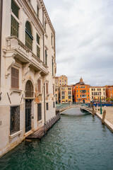 beautiful view of the Venetian canal
